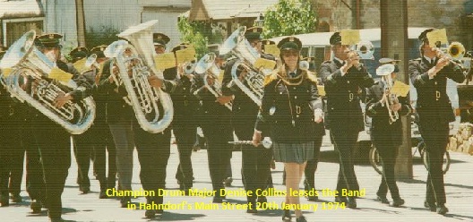 denise collins leads the 1974 hahndorf town band
